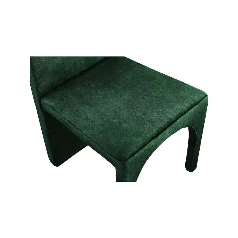 Chaise de salle à manger latérale en velours, lot de 2 – Disponible en 5 couleurs