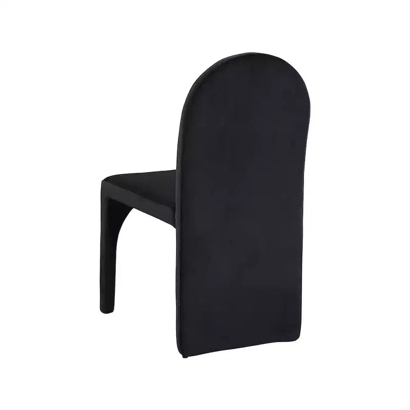 Chaise de salle à manger latérale en velours, lot de 2 – Disponible en 5 couleurs