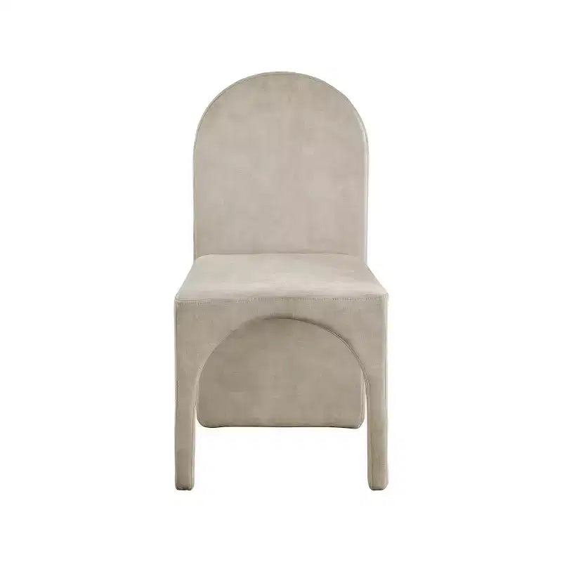 Chaise de salle à manger latérale en velours, lot de 2 – Disponible en 5 couleurs