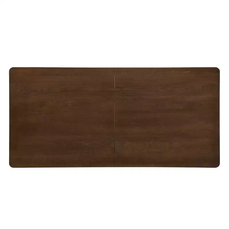 Ensemble de salle à manger rectangulaire 7 pièces, style contemporain, 6 places, chaises de salle à manger capitonnées avec accoudoirs