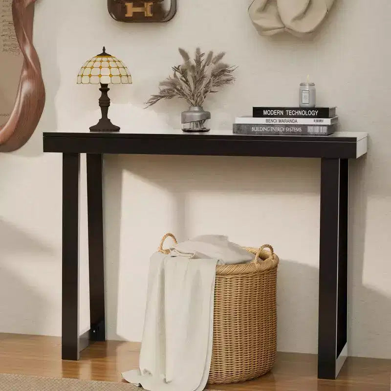 Console en bois de pin noir pour entrée ou couloir – Utilisation individuelle