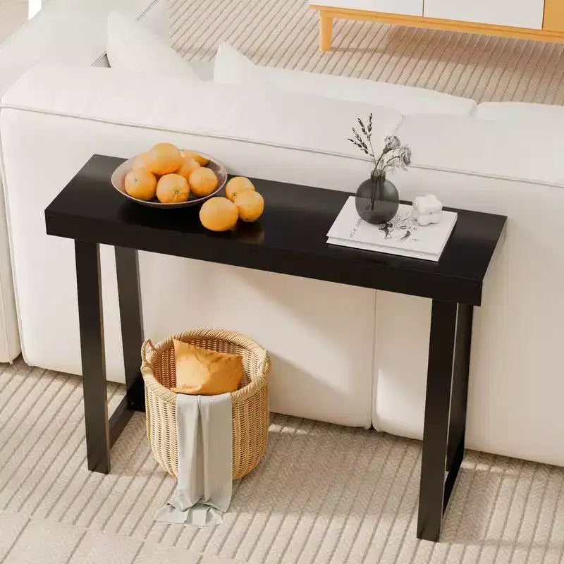 Console en bois de pin noir pour entrée ou couloir – Utilisation individuelle