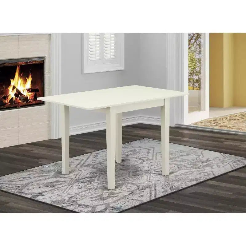 Table à manger rectangulaire avec rallonges de couleur noire et cerisier / multicolore, 4 places