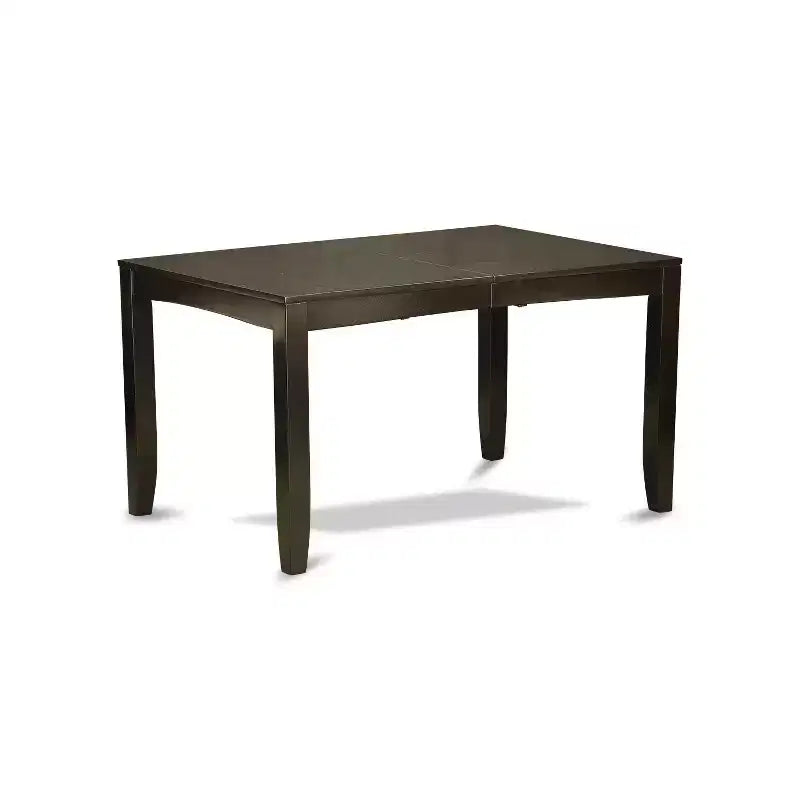 Table à manger extensible rectangulaire, Cappuccino / Espresso, 4 places