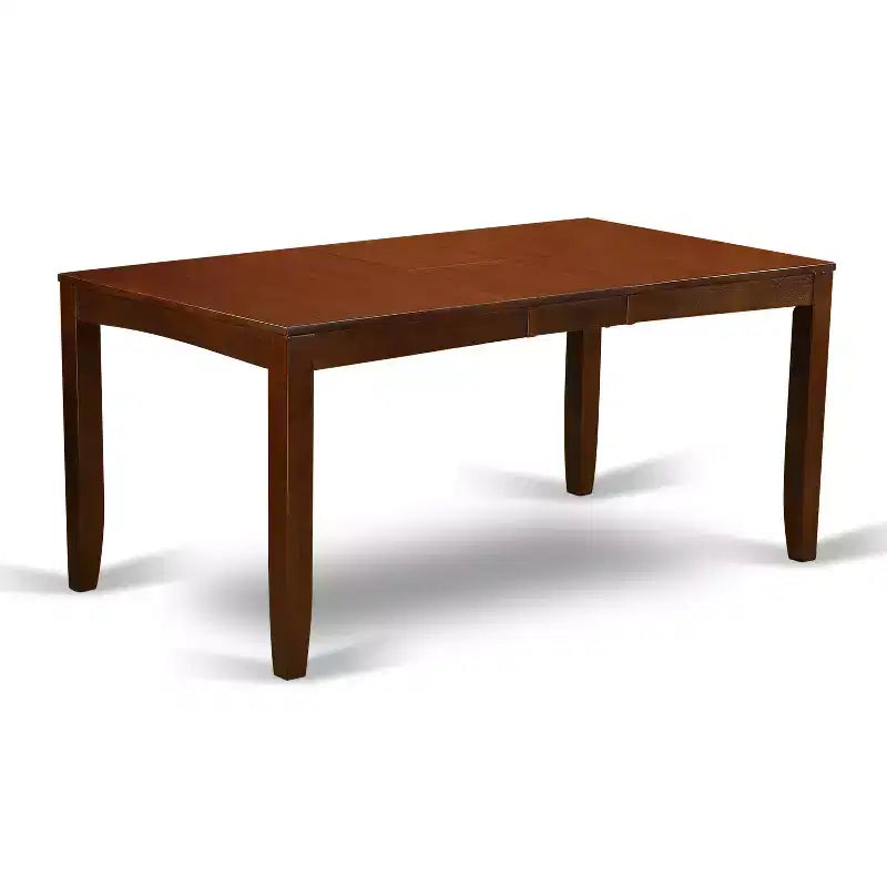 Table à manger extensible rectangulaire, Cappuccino / Espresso, 4 places