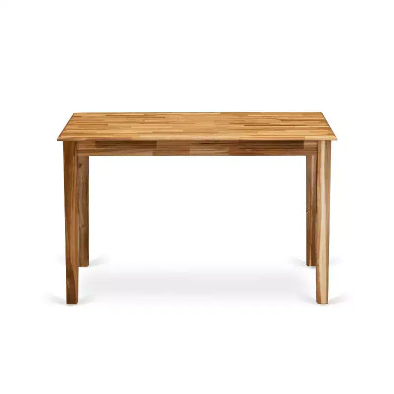 Table de salle à manger à hauteur de comptoir pour 2 personnes, couleur babeurre/cerise