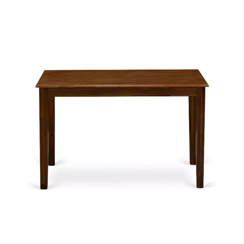 Table de salle à manger à hauteur de comptoir pour 2 personnes, couleur babeurre/cerise