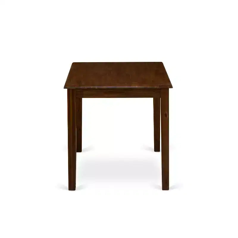 Table de salle à manger à hauteur de comptoir pour 2 personnes, couleur babeurre/cerise