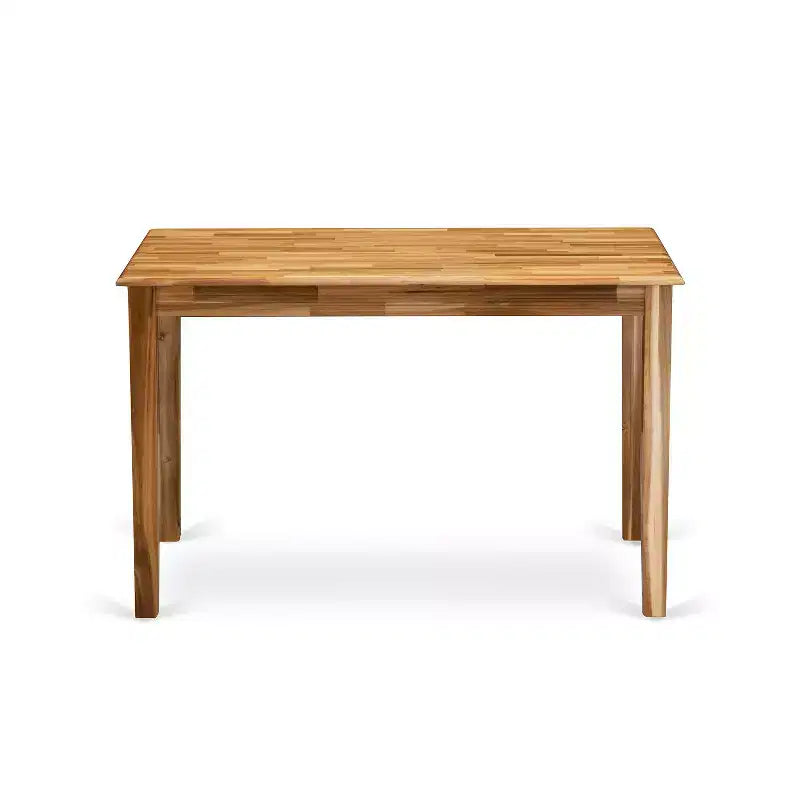 Table de salle à manger à hauteur de comptoir pour 2 personnes, couleur babeurre/cerise