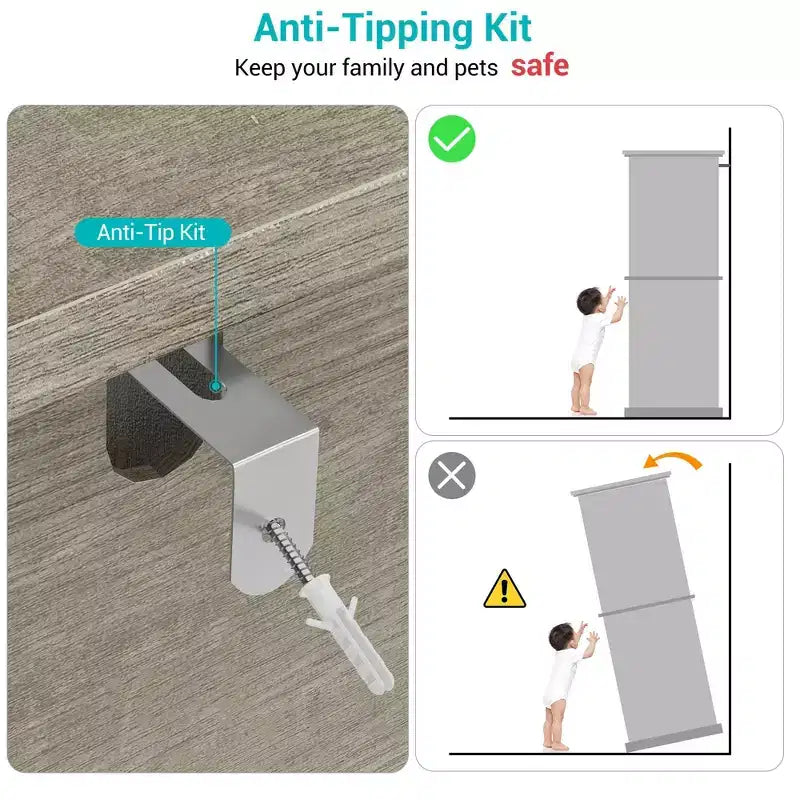 Armoire de rangement haute gris autoportante avec étagères réglables, utilisation par 1 personne