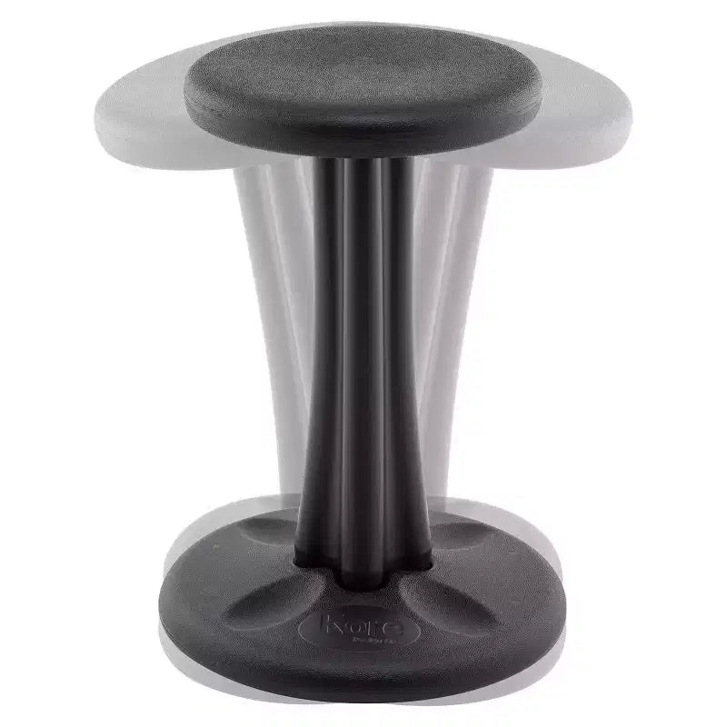 Chaise oscillante noire à hauteur fixe, siège unique, 10 ans et plus