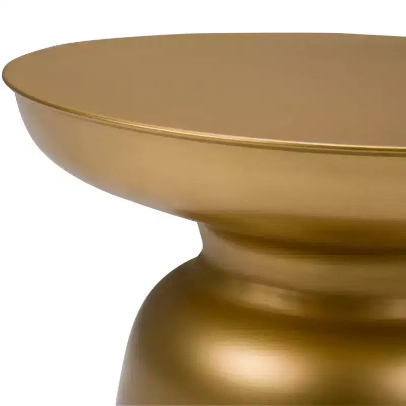 Table d'appoint ronde en métal – Argent / Or / Cuivre antique / Ombré or-noir – 1 pièce