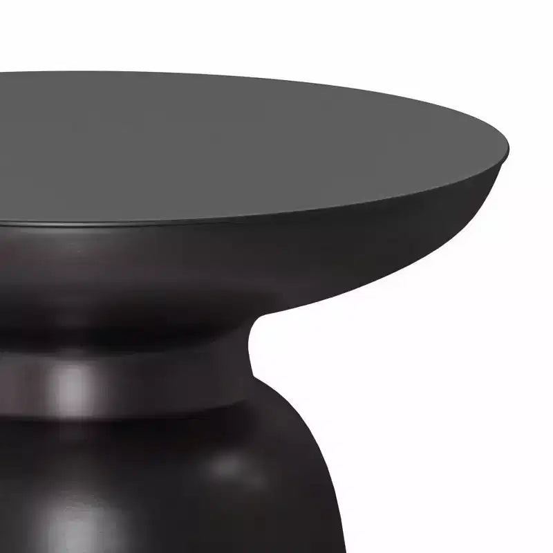 Table d'appoint ronde en métal – Argent / Or / Cuivre antique / Ombré or-noir – 1 pièce