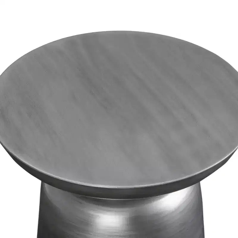 Table d'appoint ronde en métal – Argent / Or / Cuivre antique / Ombré or-noir – 1 pièce
