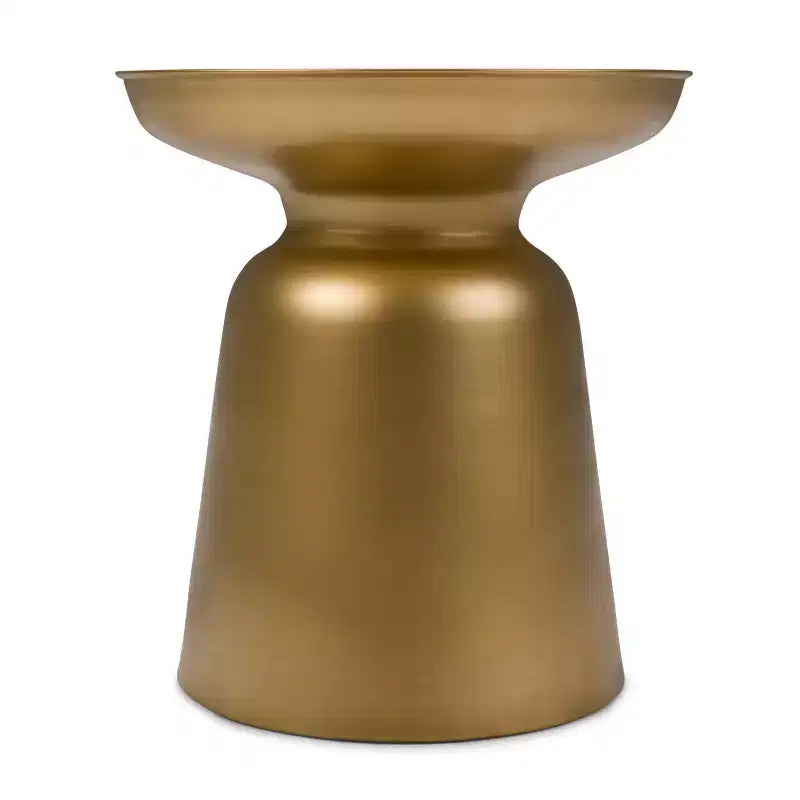 Table d'appoint ronde en métal – Argent / Or / Cuivre antique / Ombré or-noir – 1 pièce