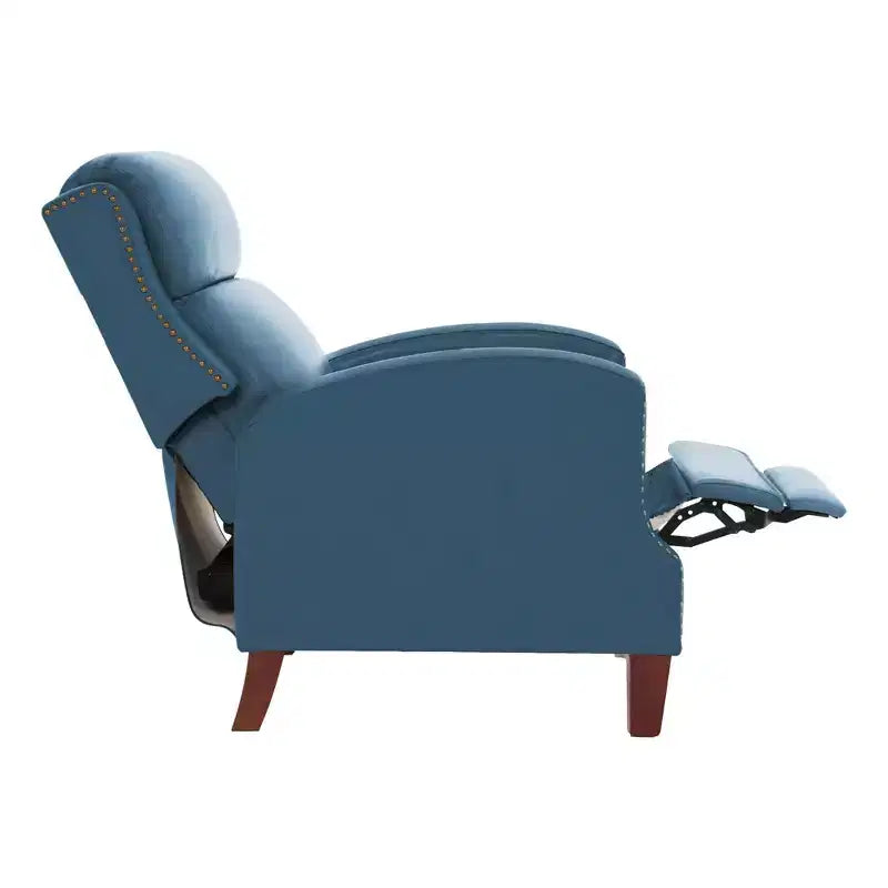 Fauteuil inclinable à dossier basculant noir/bleu marine/rouge rosé/jaune – Similicuir, une place