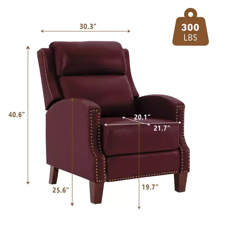 Fauteuil inclinable à dossier basculant noir/bleu marine/rouge rosé/jaune – Similicuir, une place