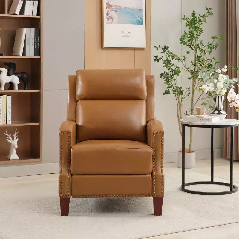 Fauteuil inclinable à dossier basculant noir/bleu marine/rouge rosé/jaune – Similicuir, une place