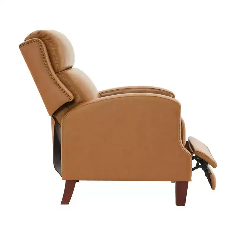 Fauteuil inclinable à dossier basculant noir/bleu marine/rouge rosé/jaune – Similicuir, une place