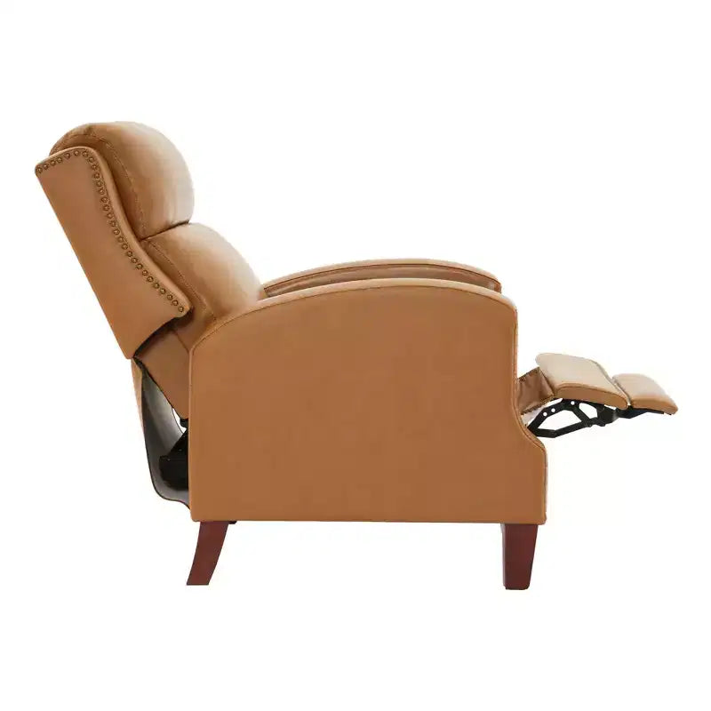 Fauteuil inclinable à dossier basculant noir/bleu marine/rouge rosé/jaune – Similicuir, une place