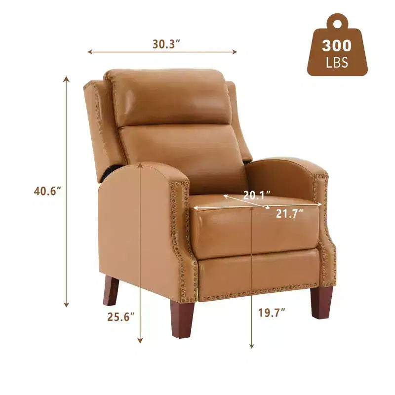 Fauteuil inclinable à dossier basculant noir/bleu marine/rouge rosé/jaune – Similicuir, une place