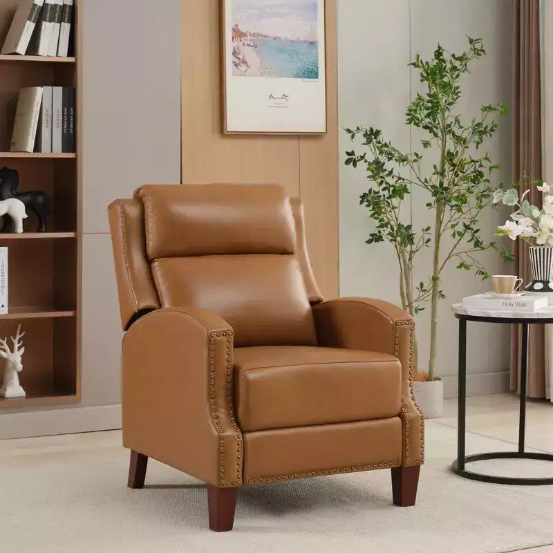Fauteuil inclinable à dossier basculant noir/bleu marine/rouge rosé/jaune – Similicuir, une place